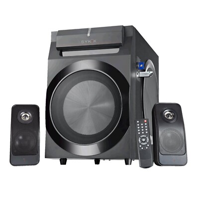 SYKIK SPP0298BT 2.1 CH HOME THEATRE SYSTEM 210W BLUETOOTH 8'' SUBWOOFER FM RADIO