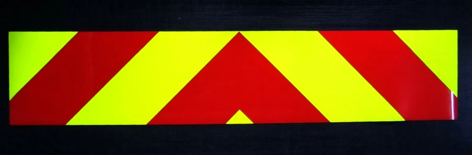 APPLE SIGNS Rear Chevrons Fluorescent / Reflective Magnetic / Self Adhesive vehicle sign