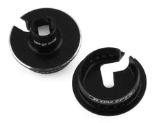 JConcepts Team Associated Fin Aluminum 13mm Shock Spring Cups (Black)