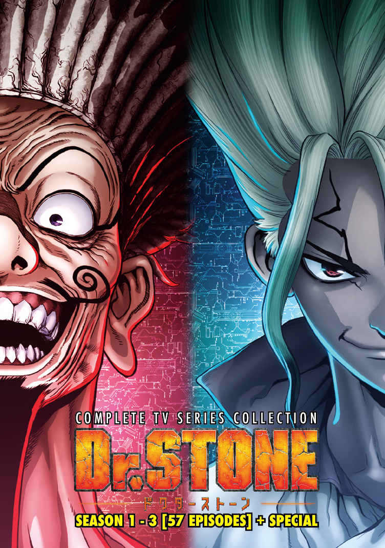 DVD Complete Dr.Stone Season 1 2 3 Epi 1-57 End + Special