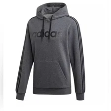 Men's Adidas Essential 3-Stripes Pullover Hoodie Size XL