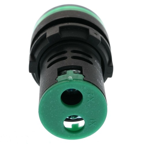 EARU AD16-22D/S 22mm Panel Mount LED Signal Indicator Light, Green 12V - Picture 6 of 12
