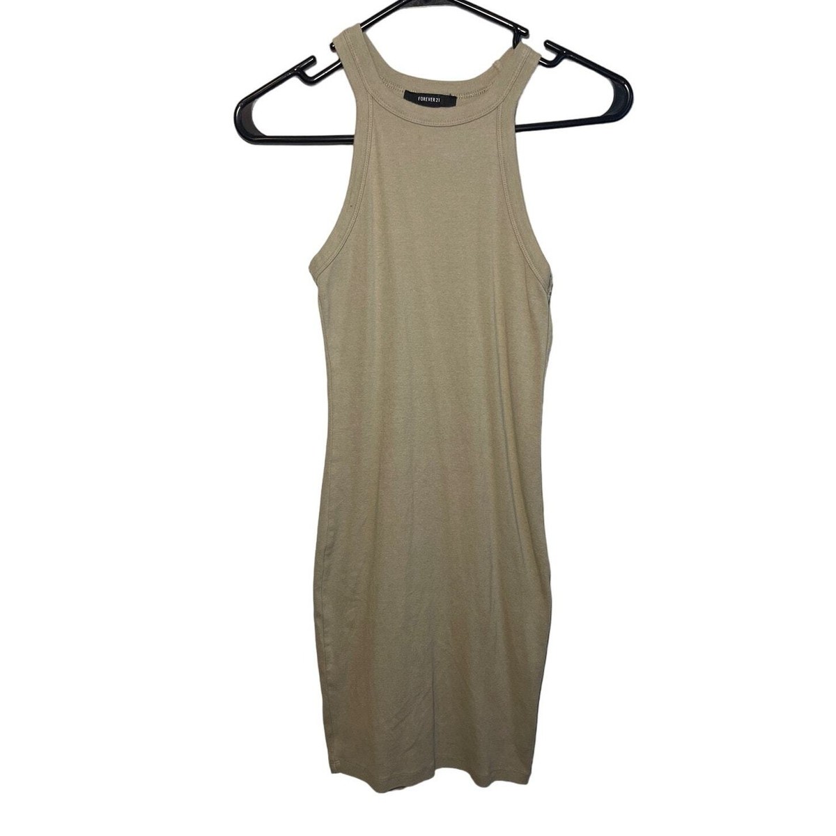 slim fit dress slacks Olive Stretch V Neck Tank Dress-BEST Seller M main image 0