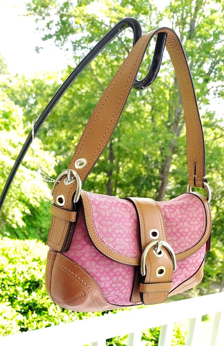 バッグ Coach Soho Signature Shoulder Bag y2k COACH SOHO SIGNATURE MULTICOLOR SATIN Y2K PURSE SHOULDER