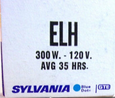 ELH projector lamp / 300w / 120 v / unused