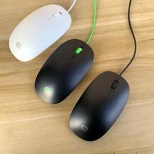 USB wired mouse ultra-thin for HP desktop notebook Green