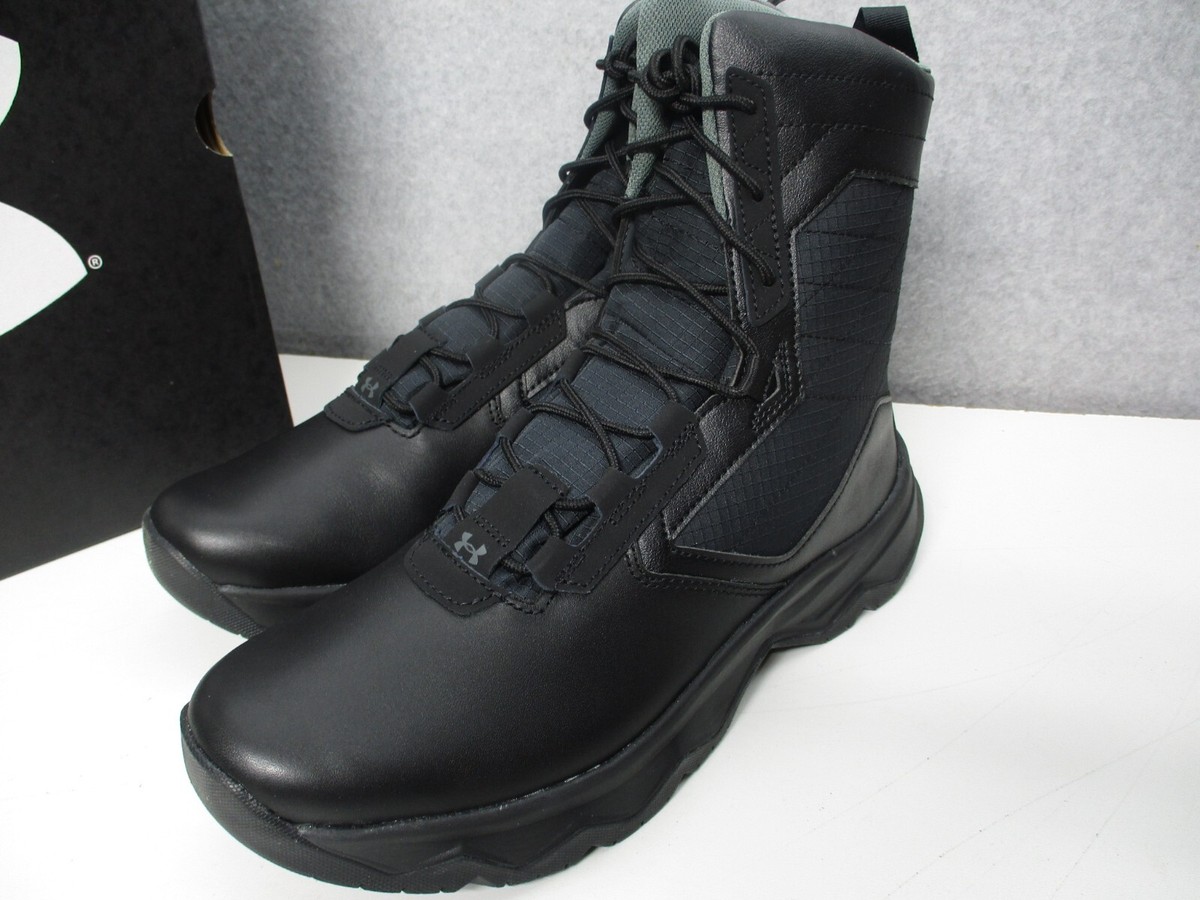 Under Armour Stellar Men\'s Tactical LaceUp Boots #4202115077. US 9.5 EUR 43. GUC Under Armour UA Stellar G2 Black Tactical Lace Boots Mens Sz  main image 4