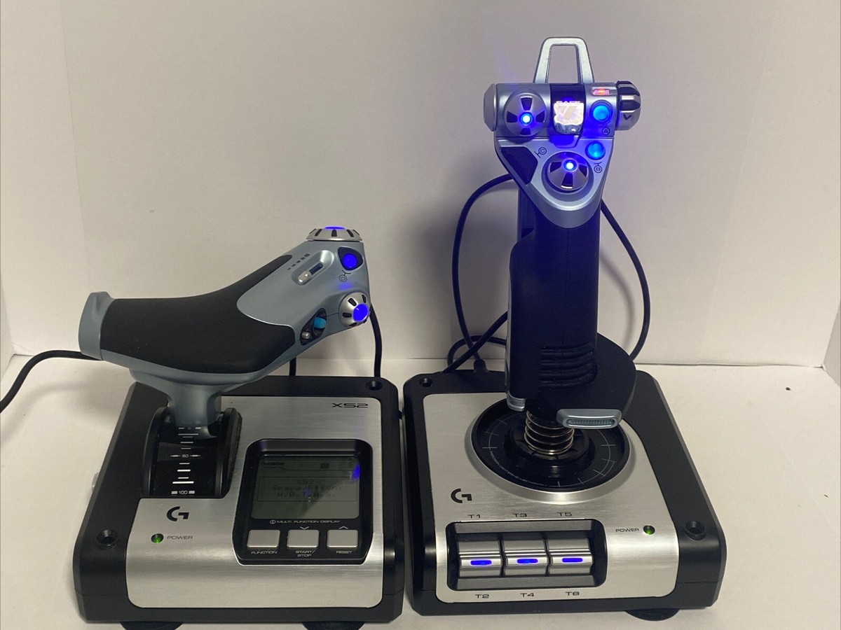 Logitech Saitek X52 HOTAS Throttle and Stick Flight Control System