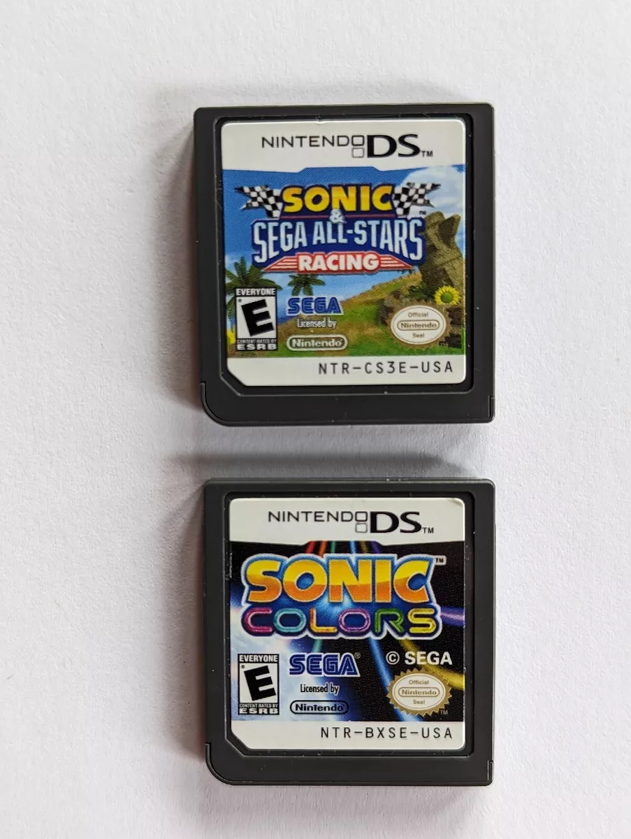 2 GAME LOT / SEGA NINTENDO DS SONIC CLASSIC COLLECTION / ALL-STARS