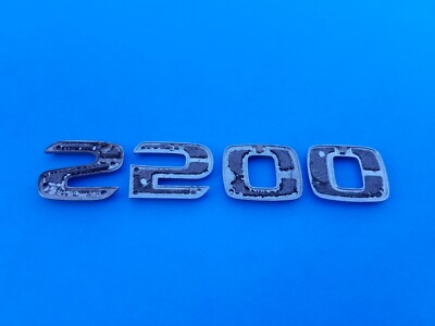 OEM Rear Trunk Lid Emblem – Fits 2000-2006 Mercedes S500 – Silver Script Nameplate