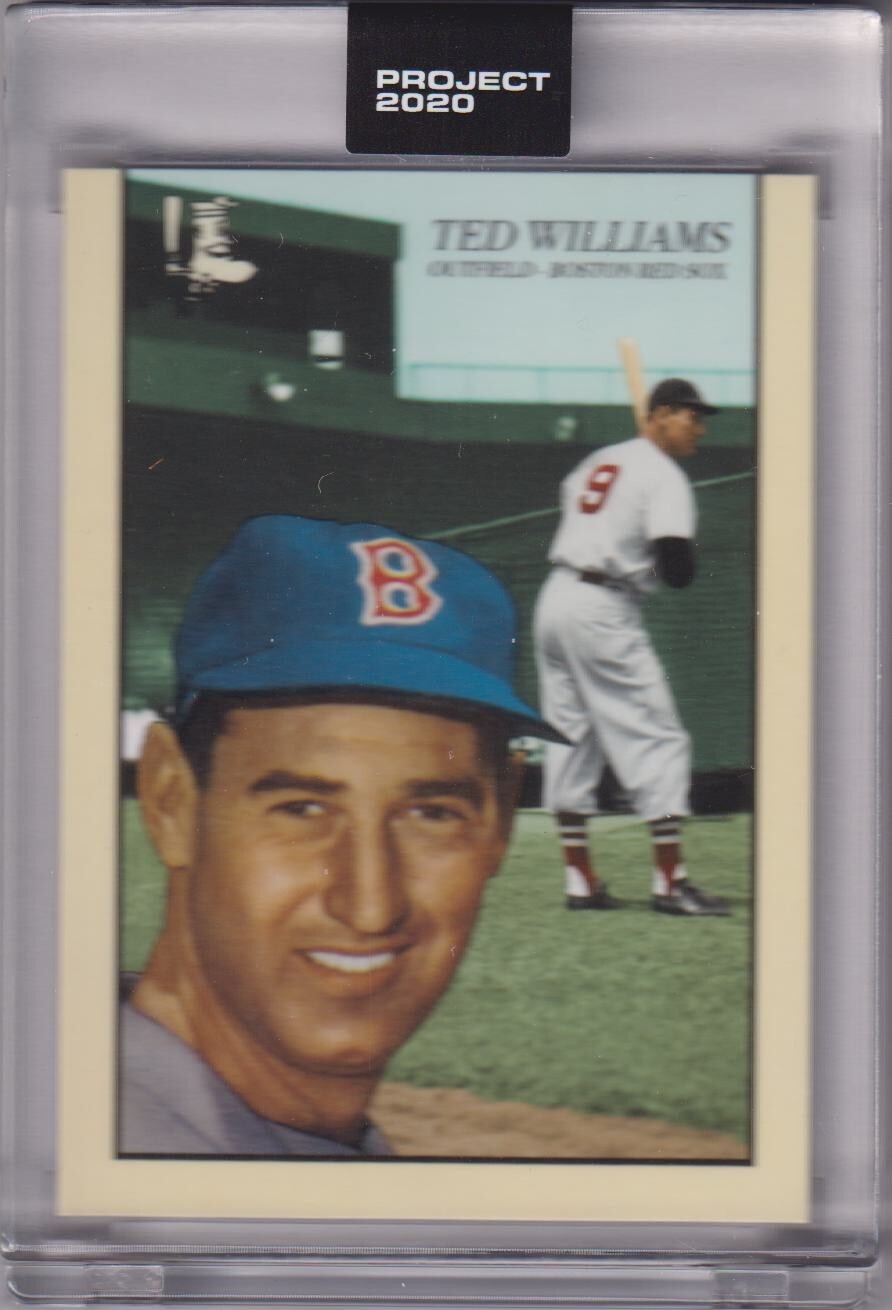 2020 Topps Project 2020 #90 Ted Williams By Oldmanalan