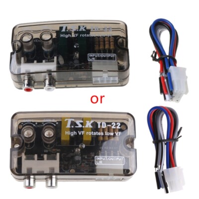 High to Low Car Speaker Level Converter with Delayer Function Line Output