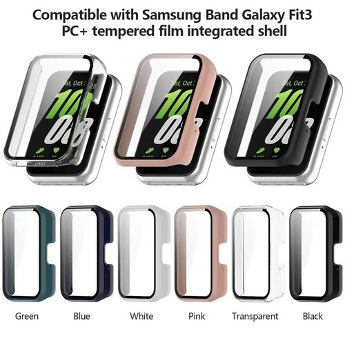 Ramka z folii hartowanej do Samsung Galaxy Fit3 Watch Case PC Screen Protector Cover - Zdjęcie 2 z 17