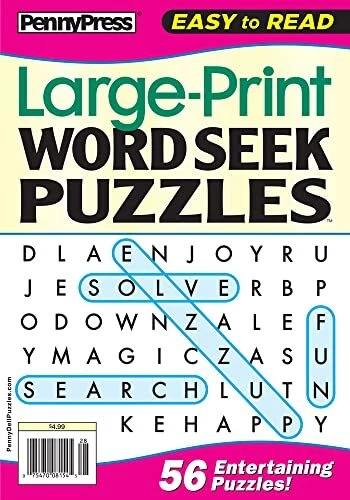 Penny Dell Favorite Large Print Word Seek 8-Pack - Image 2 of 2