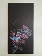 Original Acrylic Pour Painting Abstract Art signed canvas