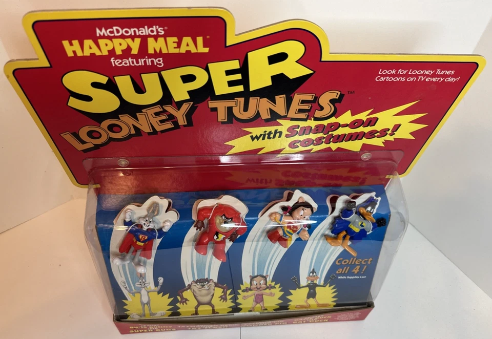 McDonalds 1991 Super Looney Tunes витрина магазина Happy Meal — пристегивающиеся костюмы - Изображение 3 из 4