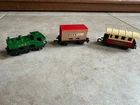 Vintage 1979 Matchbox Superfast Pannier Tank Loco Flat Car Passenger Coach