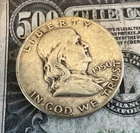 1950 D Silver Benjamin Franklin Half Dollar - Nice Find - Combined Shipping