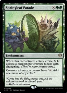 Springleaf Parade - #19 Rare - Commander: Lorwyn Eclipsed