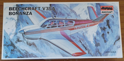 1:48 Beechcraft V35A Bonanza Minicraft sehr  selten