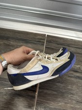 Nike Zoom Waffle Vintage Running Shoes White Ultra Marine 10.5 106002