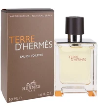Terre D' Hermes by Hermes for Men Eau de Toilette Spray Cologne 1.7oz New