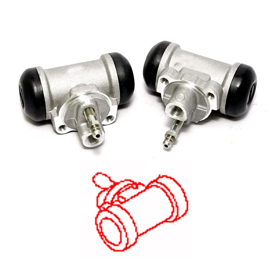 Cilindros de freno de rueda trasera aptos para Nissan Navara D40 Frontier Navara QR25DE YD25DDTI Foto 4 de 4