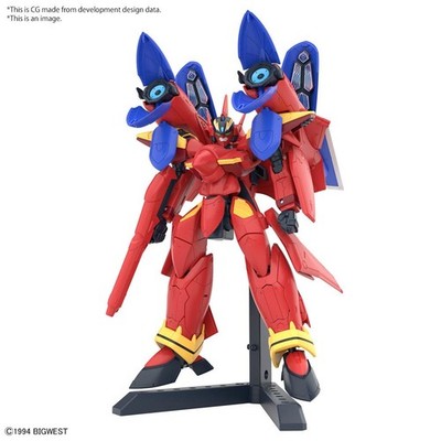 Bandai - HG 1/100 VF-19 CUSTOM FIRE VALKYRIE WITH SOUND BOOSTER