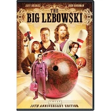 The Big Lebowski 10th Anniv. Edition On DVD With Jeff Bridges John Goodman  D56