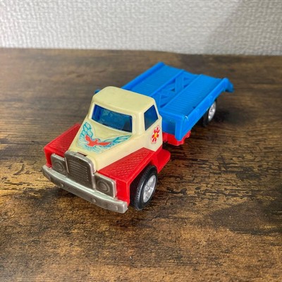 E-Wall Showa Retro Rare Vintage Truck Toy Trailer Antique