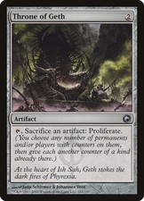 Trono de Geth (211) Cicatrices de Mirrodin SOM Magic The Gathering