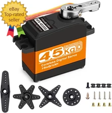 45KG RC Servo High Torque Servo Motors Waterproof Full Metal Gear Steering Servo