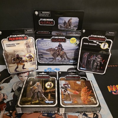 Star Wars Vintage Collection 5 Pc Lot Sabine Wren & Howler, Troopers, Zeb,Ahsoka