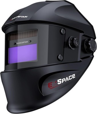 True Color Auto Darkening Welding Helmet with Upgraded Arc Sensor, 1/1/1/1 To...