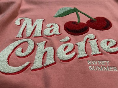 NEXT  Sweater NEU BESTICKT Damen Pullover cherry Sweatshirt Gr. L  Kirschen