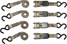 RPS Outdoors  Mossy Oak Break-Up Infinity Camo 1" X 8' Ratchet Tie down Straps (