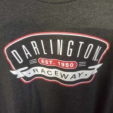 Darlington Raceway Shirt Established 1950 NASCAR Size 2XL Black Race Track