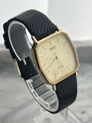 SEIKO Dolce Men's Square Quartz Watch Model 7731-5120 Battery