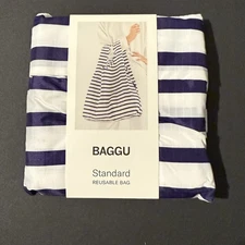 BAGGU SAILOR STRIPE Standard Size Reusable Bag - NWT