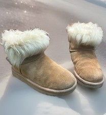 UGG Milla Boots size 5 shaggy Toscana sheepskin ankle boots VGC