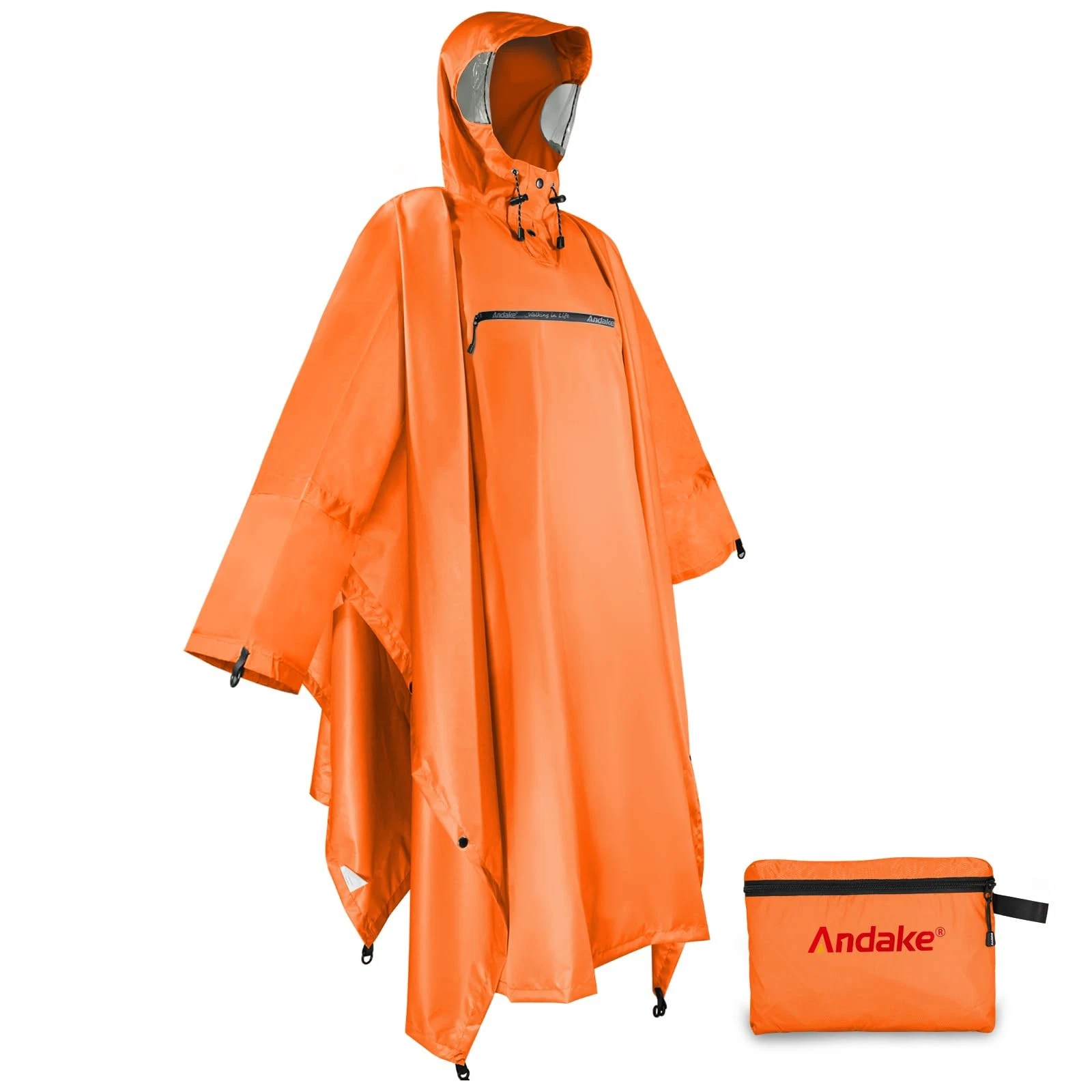Waterproof Durable Rain Poncho,Reusable Rain Jacket for Outdoor Activities an...
Opens in a new wind