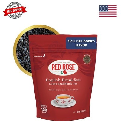 English Breakfast, Loose Leaf Black Tea, 12 oz