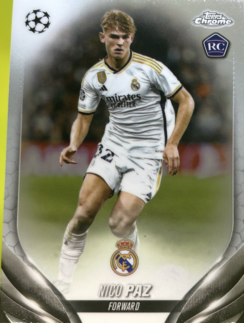 2023 Topps Chrome UEFA Club Competitions Nico Paz RC #66 | eBay