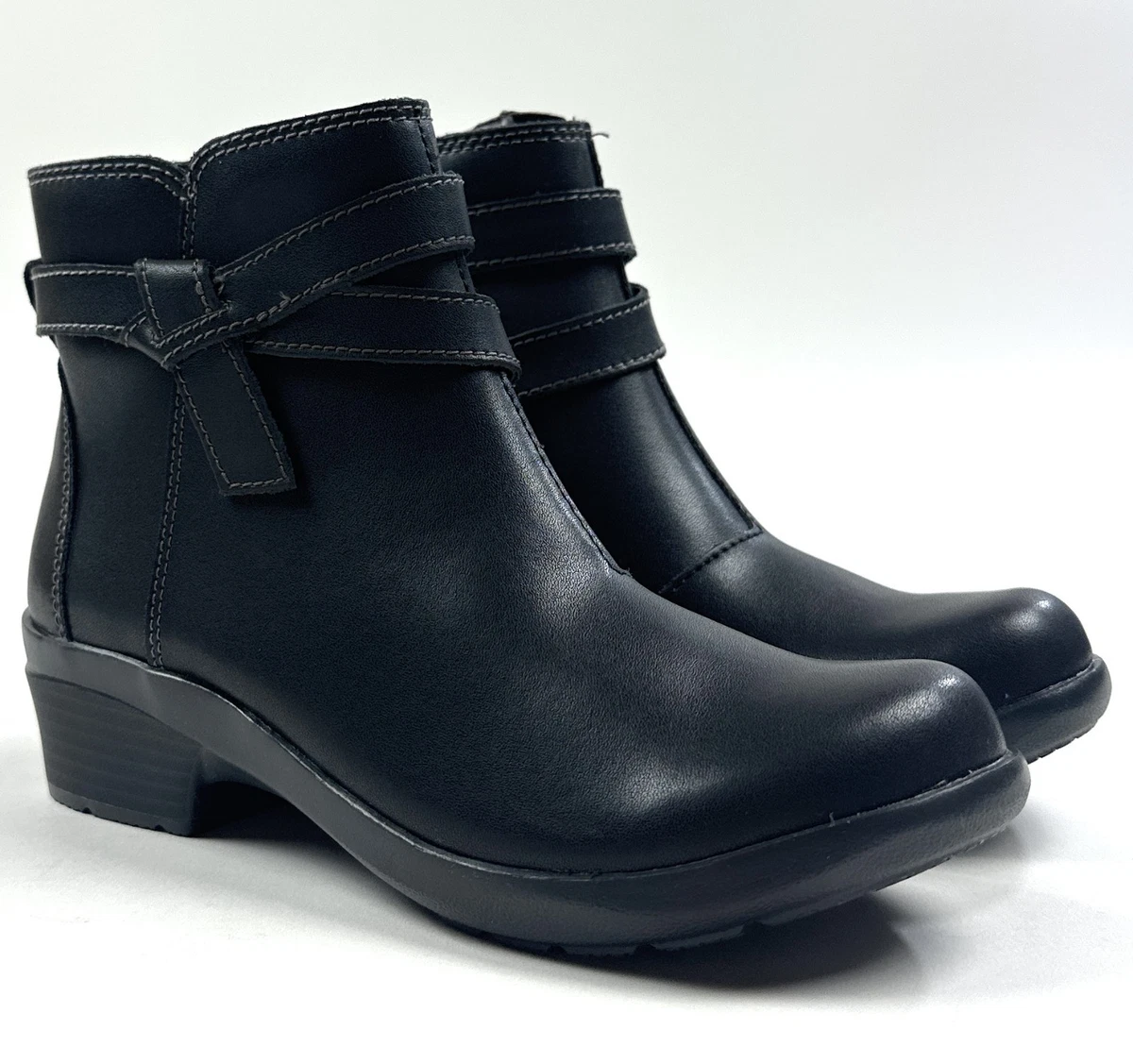 Clarks Leather Ankle Black Boots for Women for sale | eBay display picture 1
