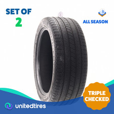 Set Of 2 Used 27545r22 Continental Crosscontact Rx Lr 115w - 732 Set Of 2 Used 27545r22 Continental Crosscontact Rx Lr 115w - 732