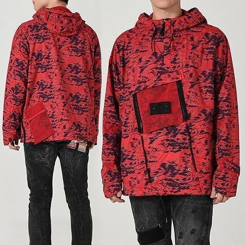 Felpa con cappuccio Stone Island mimetica anorak 40103 33711010