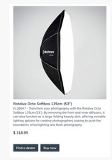 Elinchrom Rotalux Octa Softbox 135cm 53 #EL26...