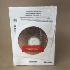 Microsoft Windows Server 2003 R2 Standard Edition Disc  Guide New