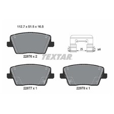 Satz Bremsbeläge Bremsklötze hinten für Hyundai Kona OS | 600873