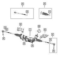 Genuine Mopar Outer End Tie Rod Kit Left All Wheel Drive 68496800AA